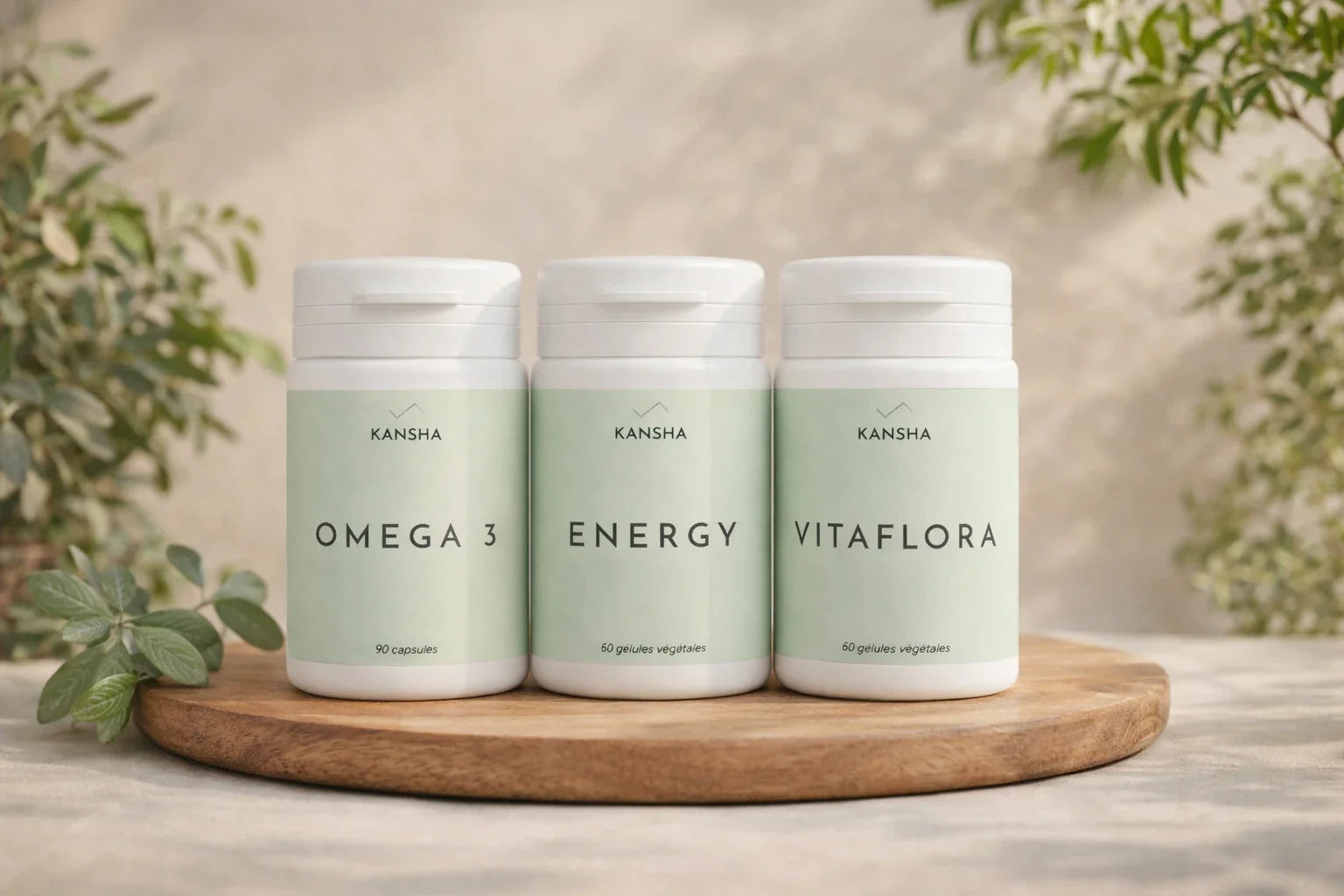 compléments alimentaires de la gamme BALANCE de KANSHA, pour le bien-être et la santé