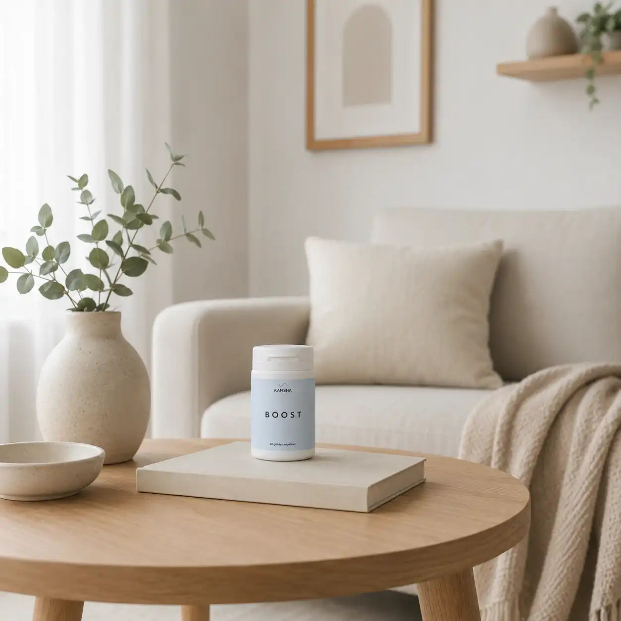 Complément alimentaire KANSHA BOOST – formule brevetée Sinetrol Xpur associant guarana, pamplemousse et orange sanguine pour la combustion des graisses et la vitalité