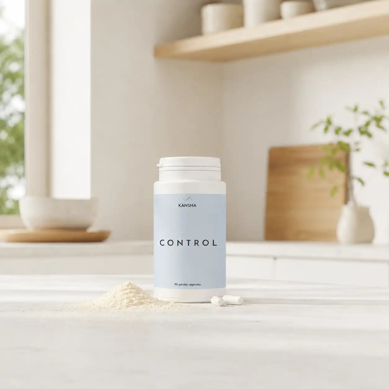 complément alimentaire CONTROL de KANSHA à base de poudre de konjac pour aider à la perte de poids
