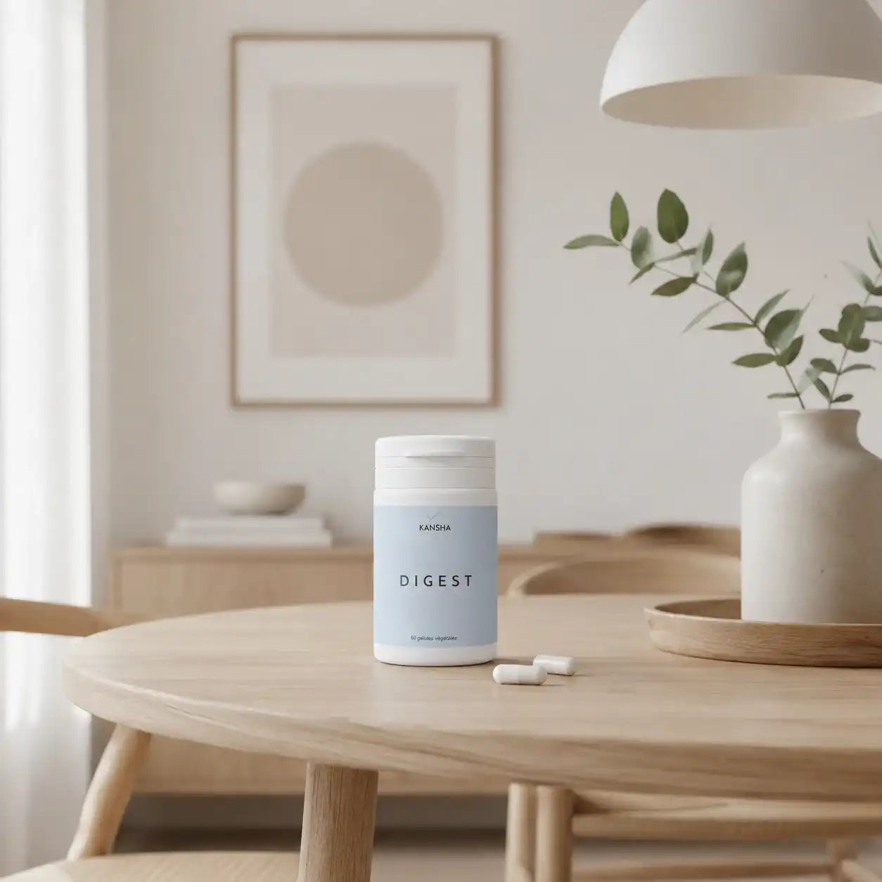 Complément alimentaire KANSHA DIGEST – fenouil, guimauve et gentiane pour le confort digestif et la légèreté abdominale
