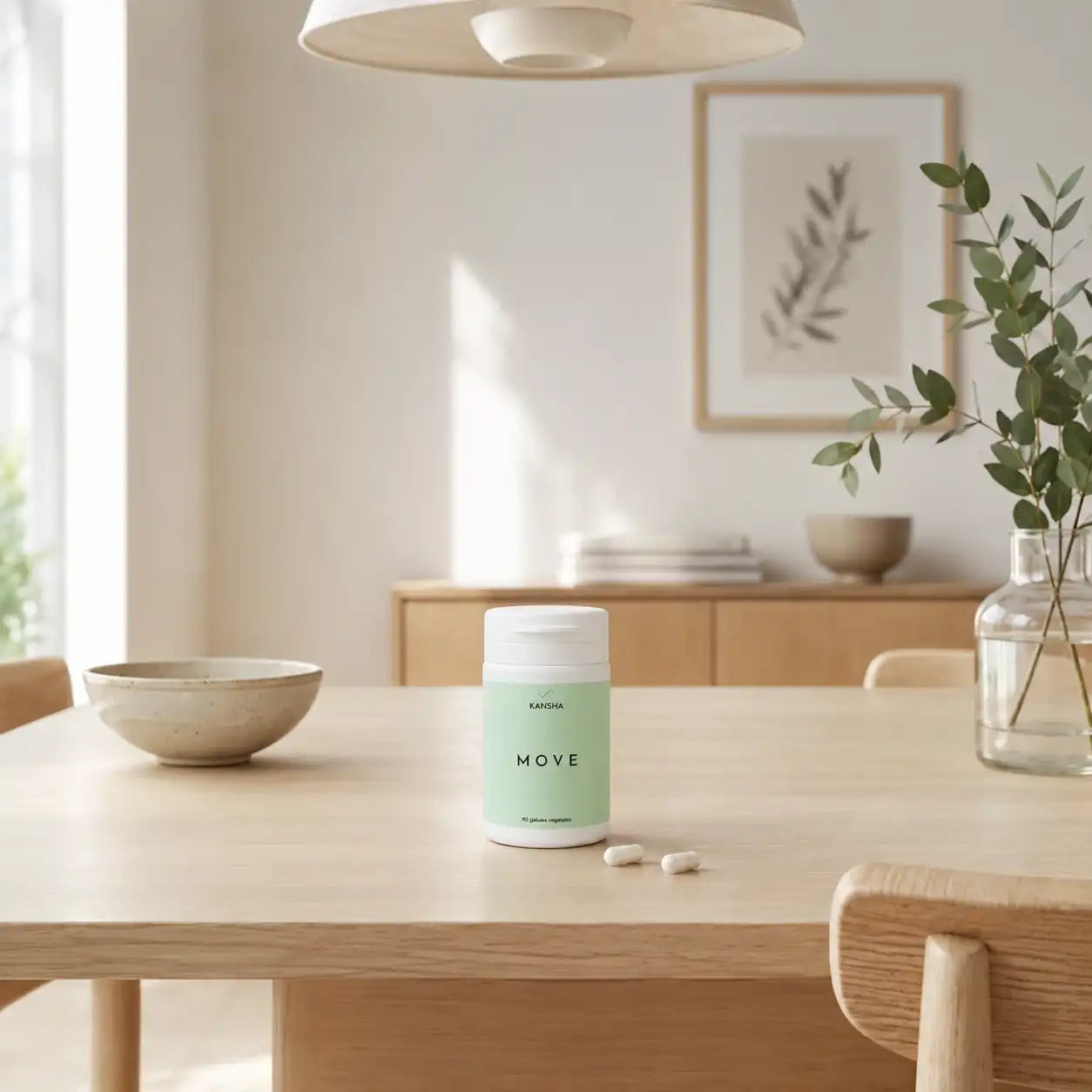 Complément alimentaire KANSHA MOVE – marron d’Inde, petit houx et mélilot pour soutenir la circulation sanguine et le confort des jambes