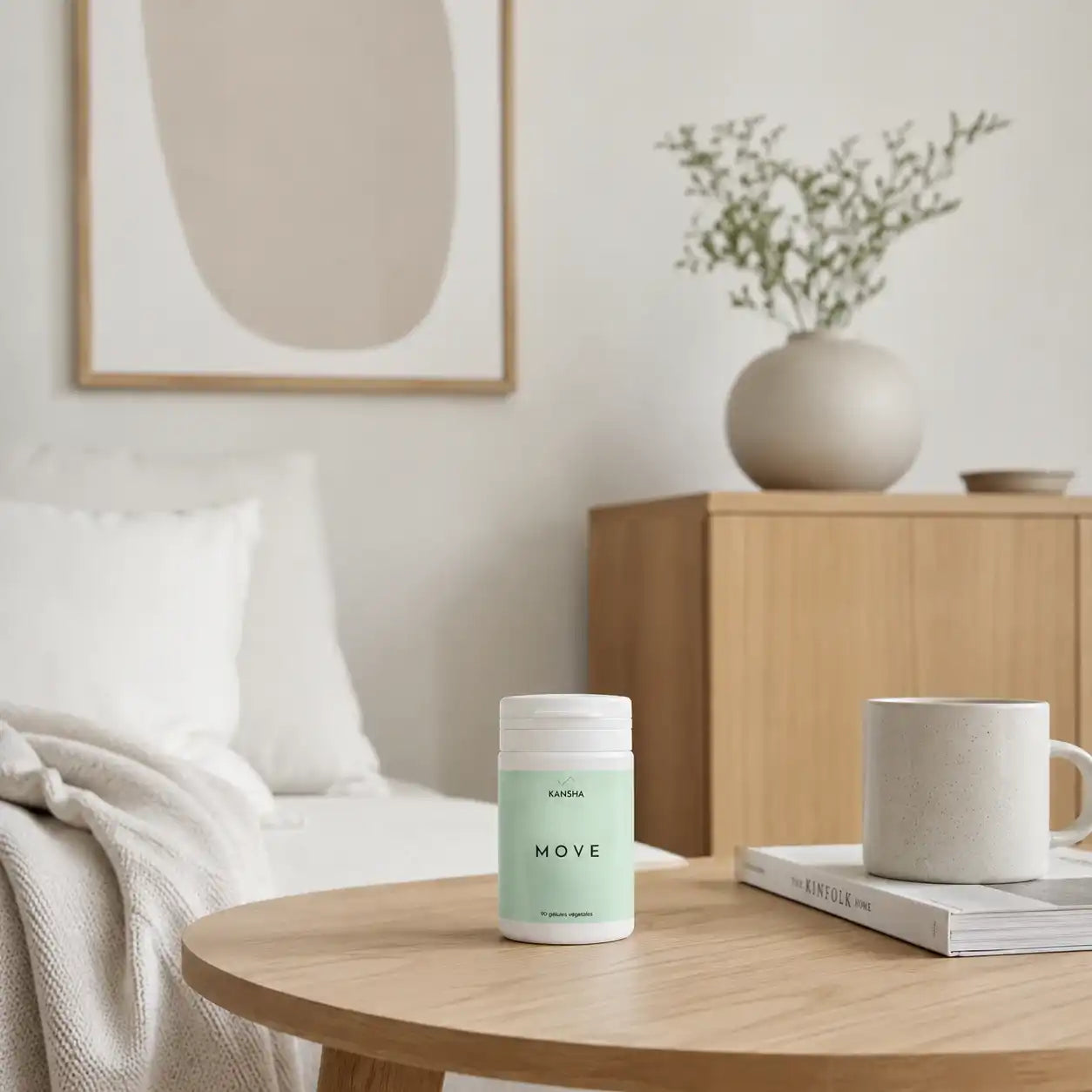 Complément alimentaire KANSHA MOVE – marron d’Inde, petit houx et mélilot pour soutenir la circulation sanguine et le confort des jambes