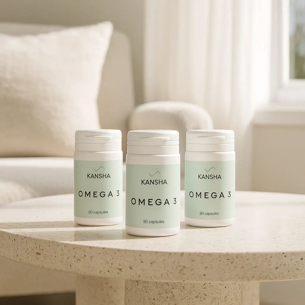 Complément alimentaire KANSHA OMEGA 3 – cure complète d’acides gras essentiels pour le cœur, le cerveau et les articulations