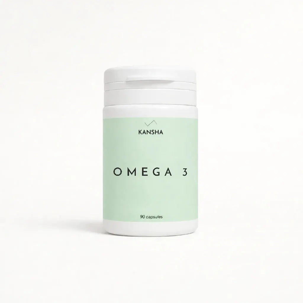 Complément alimentaire KANSHA OMEGA 3 – acides gras essentiels pour la santé du cœur et l’équilibre mental