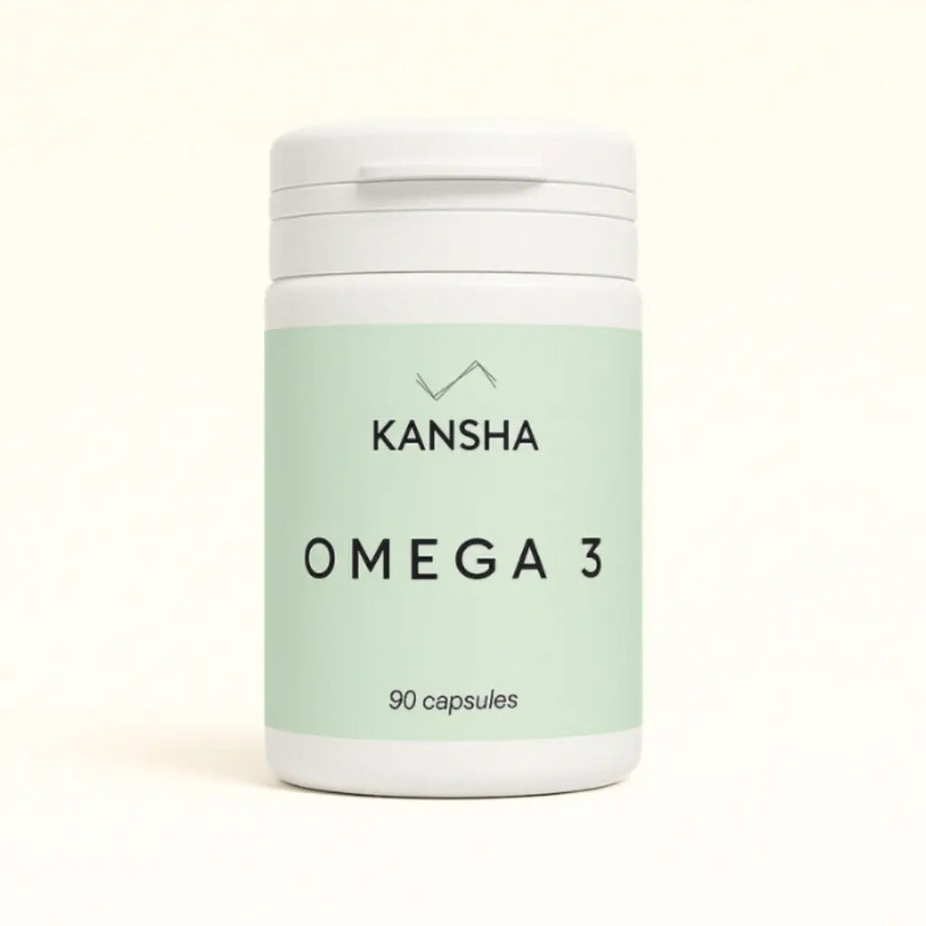 Complément alimentaire KANSHA OMEGA 3 – source pure d’acides gras essentiels pour la santé du cœur, du cerveau et des articulations