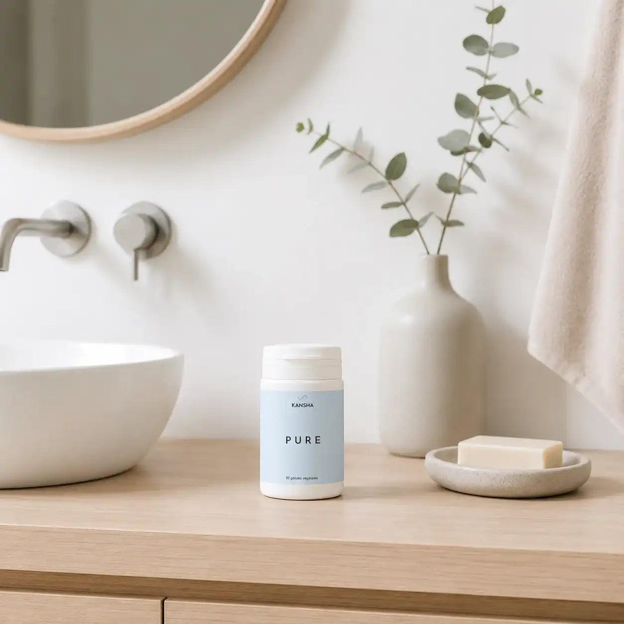 Complément alimentaire KANSHA PURE – association de chardon-marie, piloselle et aubier de tilleul pour la détoxification du foie et l’élimination naturelle
