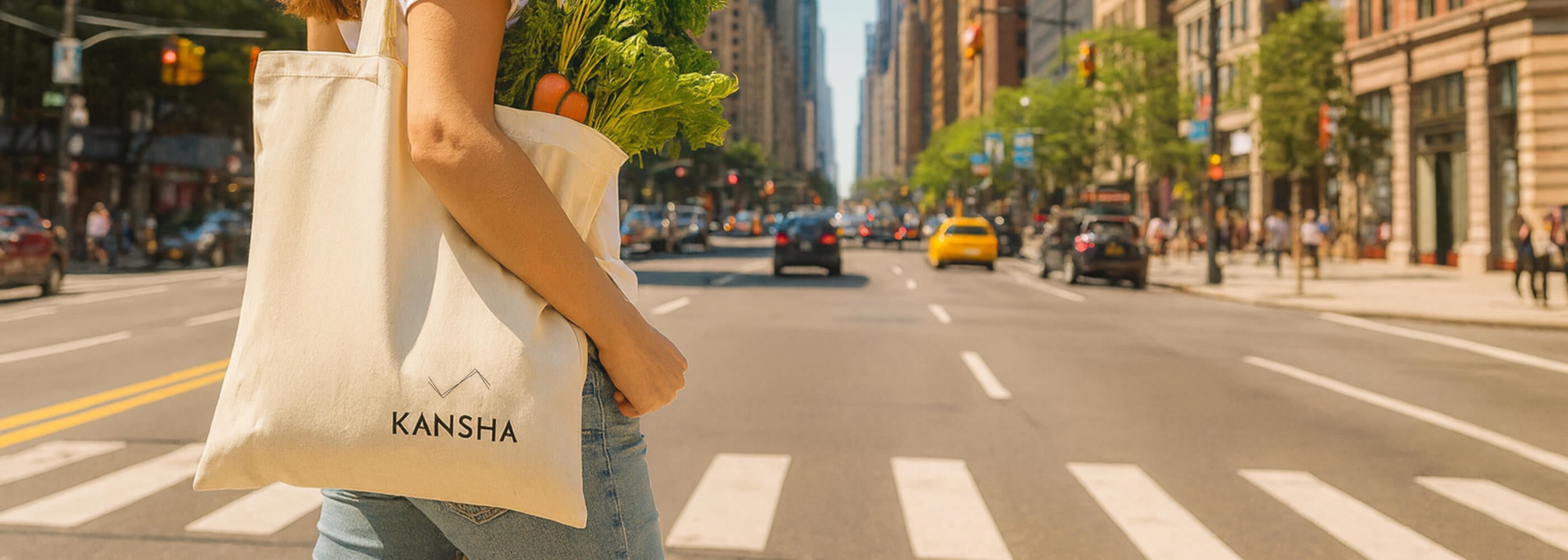 Totebag KANSHA – accessoire naturel et minimaliste pour un style sain et équilibré