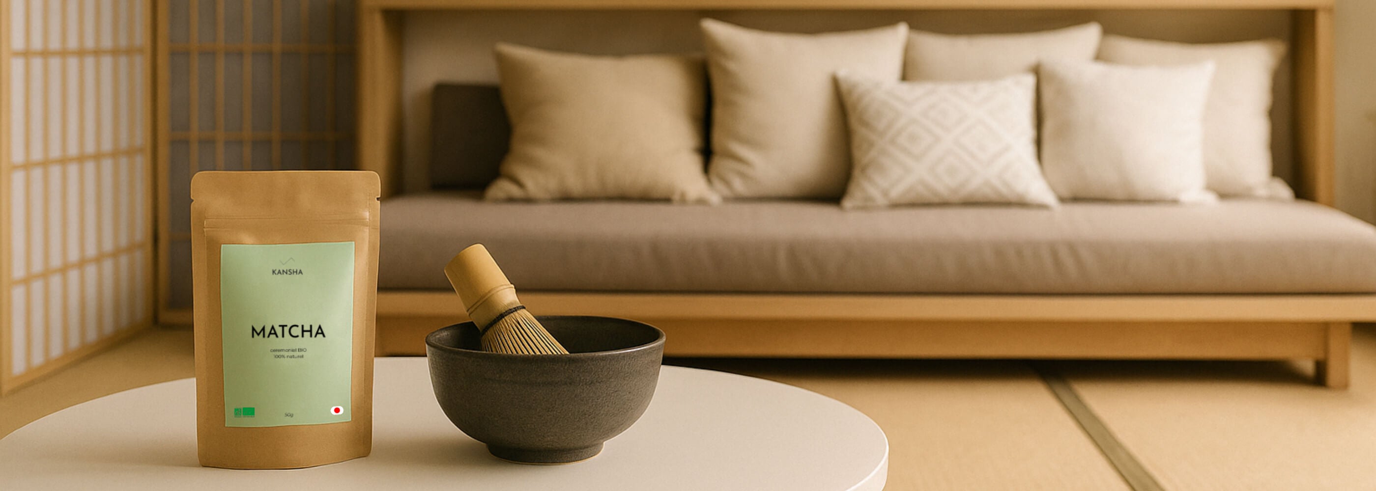 Complément alimentaire KANSHA MATCHA – énergie et antioxydants inspirés de la tradition japonaise