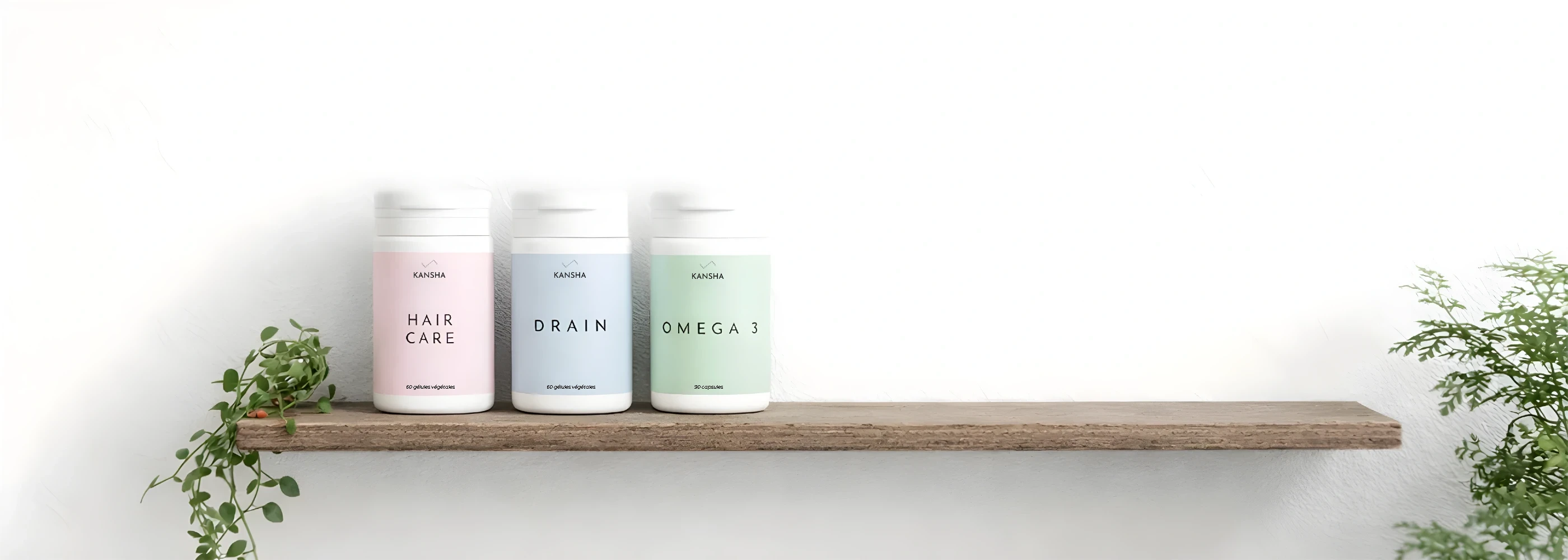 Compléments alimentaires naturels et de haute qualité de la marque KANSHA, développés en Suisse pour soutenir le bien-être, la ligne et la beauté.