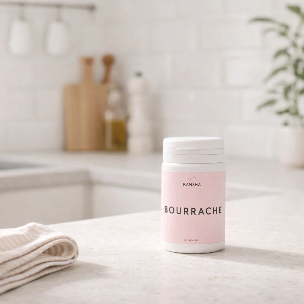 complément BOURRACHE de KANSHA à base d'omega-6 pour nourrir la peau de l'intérieur