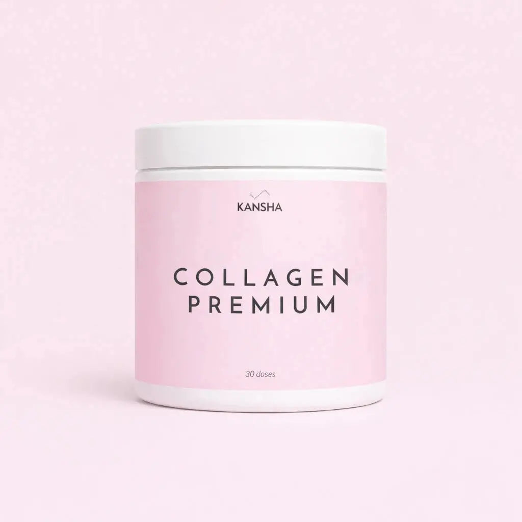 Complément alimentaire KANSHA COLLAGEN PREMIUM – collagène marin Peptan® et vitamines pour la beauté et la fermeté de la peau