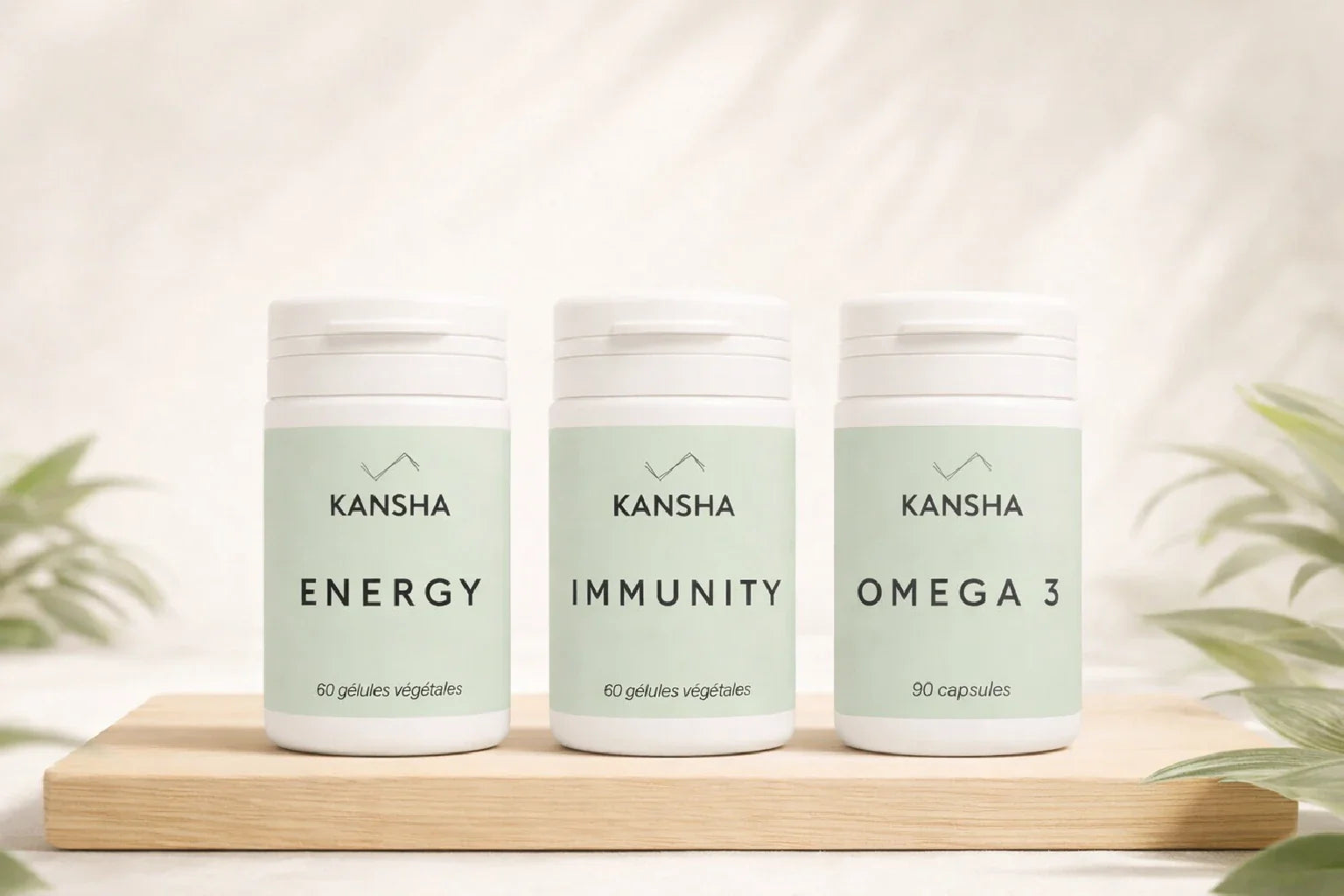 compléments alimentaires de la gamme BALANCE de KANSHA, pour le bien-être et la santé