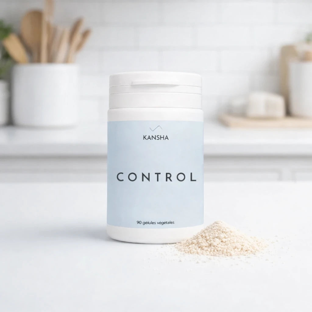 complément alimentaire CONTROL de KANSHA à base de poudre de konjac pour aider à la perte de poids
