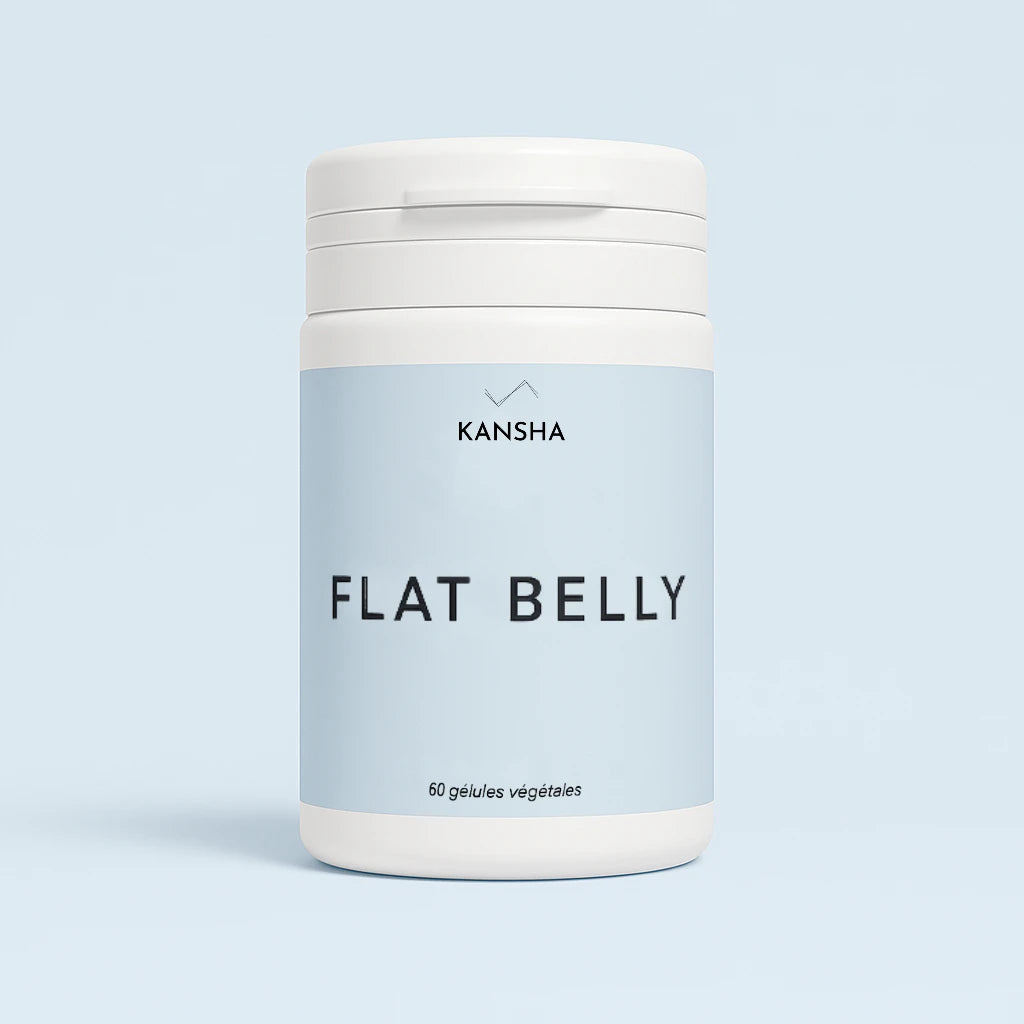 Complément alimentaire KANSHA FLAT BELLY – fenouil, guimauve et gentiane pour le confort digestif et la légèreté abdominale