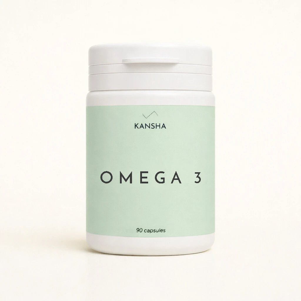 Complément alimentaire KANSHA OMEGA 3 – acides gras essentiels pour la santé du cœur et l’équilibre mental