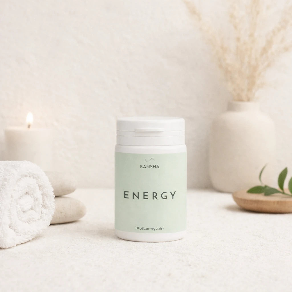 complément ENERGY de KANSHA pour booster son énergie au quotidien