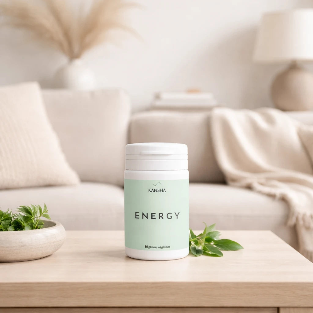 complément ENERGY de KANSHA pour booster son énergie au quotidien